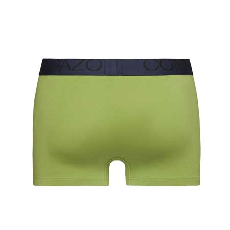 Pack de 2 calzoncillos de hombre en algodón orgánico con motivos  Geográficos Acero Dim Green Bio