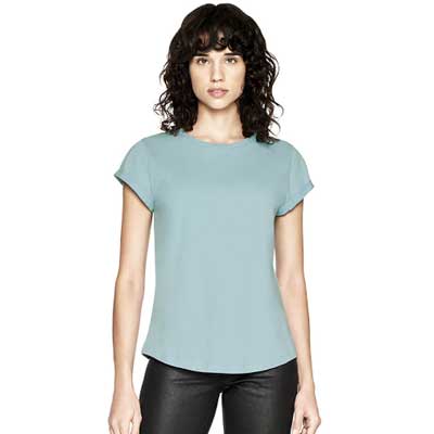 Neploe-Camisetas básicas de algodón para mujer, Tops sólidos de