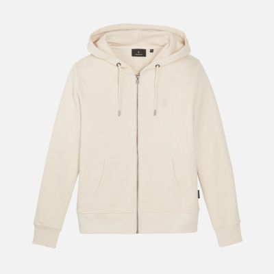 Sudadera mujer color crema 100 algodón orgánico