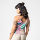 Camiseta tirantes acanalada de algodón orgánico