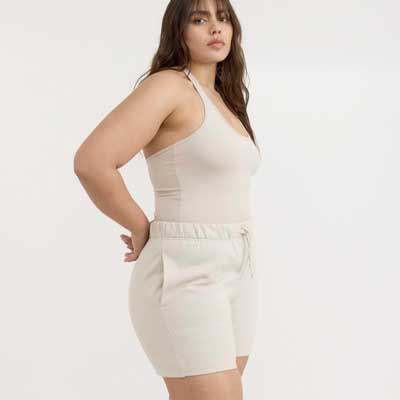 Pantalón corto algodón orgánico 100% para mujer