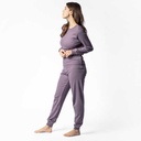 Pijama 100% algodón orgánico mujer Lila