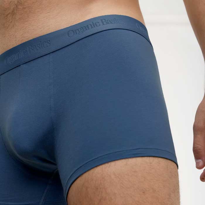Pack de 3 bóxers de algodón orgánico Azul