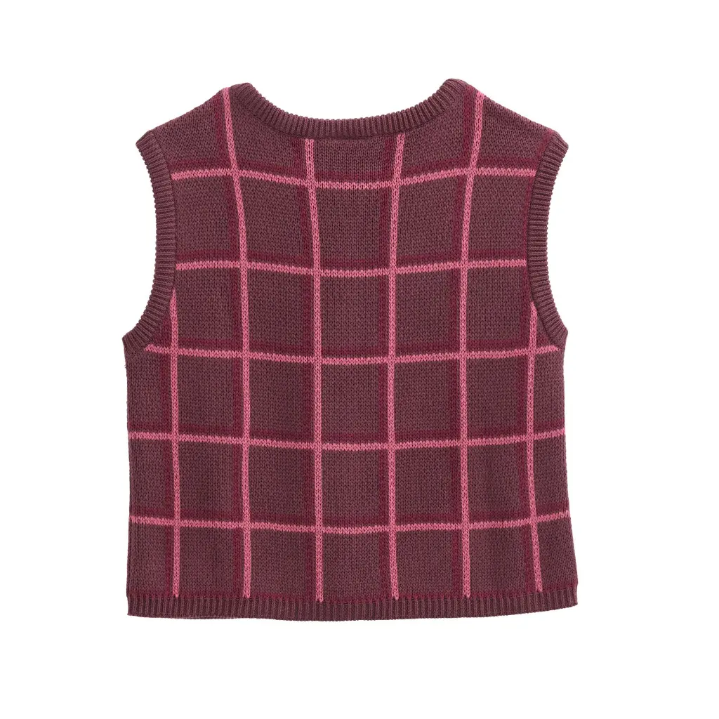cardigan sin mangas algodón orgánico