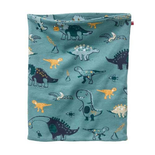 100% Organic Cotton Dinosaurs Baby Neck Warmer