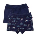 Space-themed 100% organic cotton boxer shorts for boys