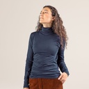 Women's organic cotton high neck t-shirt NIA