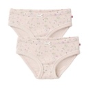 Pack of 100% organic cotton flower girl panties