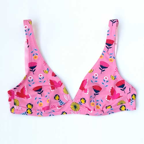 Organic Cotton Bikini Bra Garden