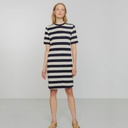 Vestido algodón orgánico 100% MEDINILLA STRIPES MARINO