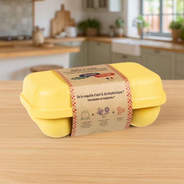 Eggshell egg cup
