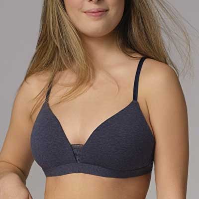 Soft padded non-wired bra