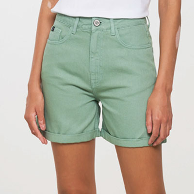 Pantalón algodón orgánico Verde TALLA XS