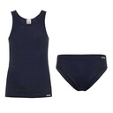 Organic cotton T-shirt and panty pack for girls
