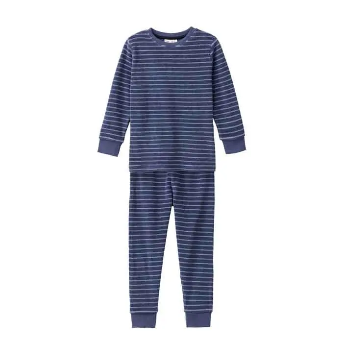 Pijama de cotó orgànic 100% amb raigs foscos