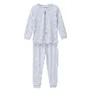 Pijama para niñas algodón orgánico 100% Búho