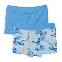 100% organic cotton Dragons boxer pack for boys