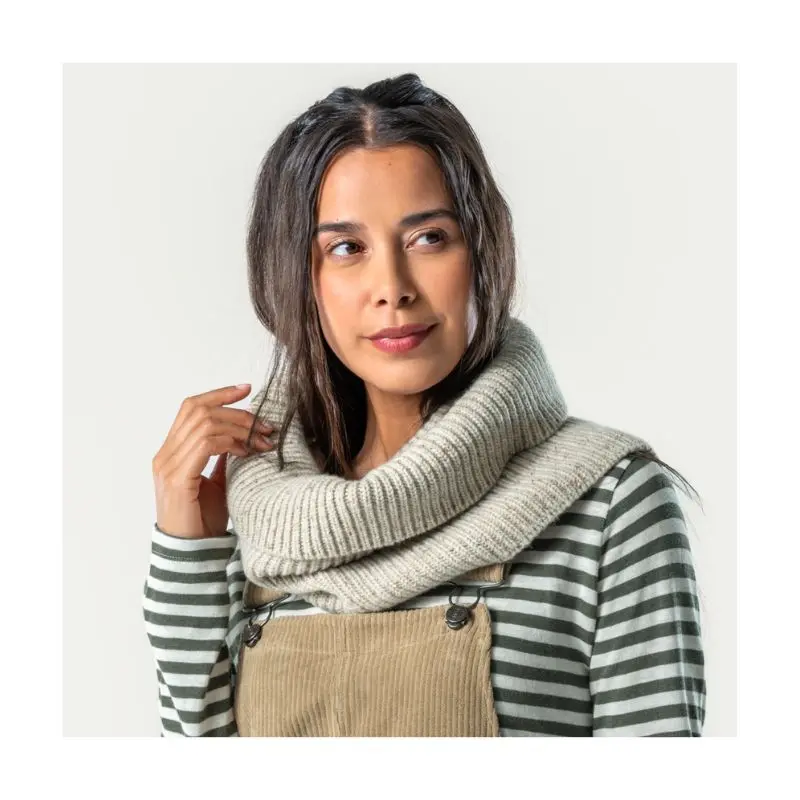 Bufanda tubular 100% llana merino