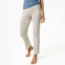 Pantalón largo de pijama 100% algodón orgánico rayas marinas