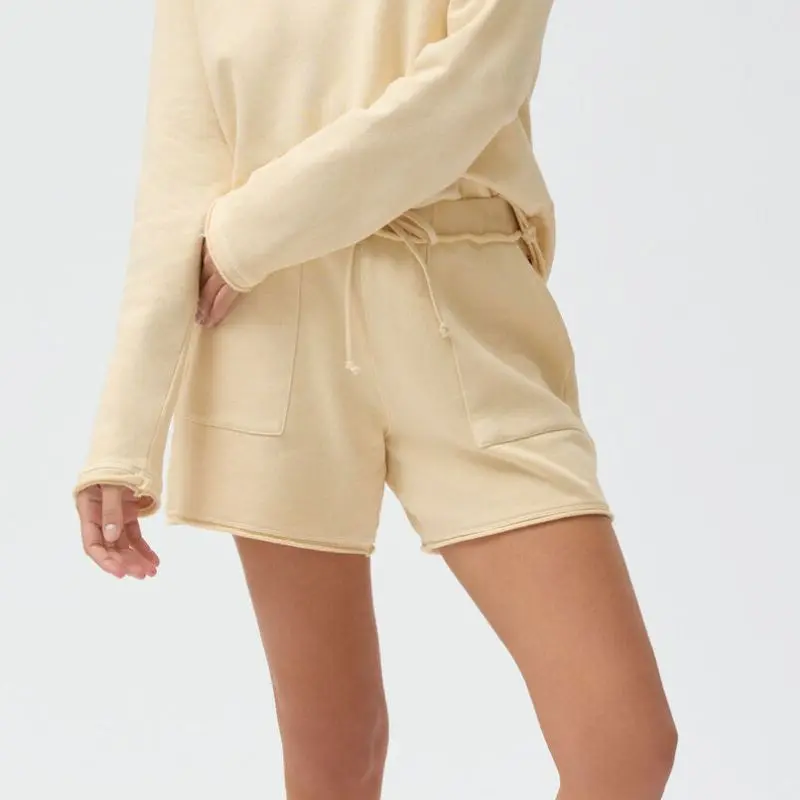 100% Organic Cotton Shorts Yellow