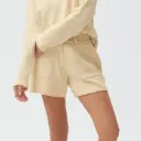 Pantaló curt 100% cotó orgànic 100% Groc