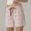 Pantaló pijama curt 100% cotó orgànic Floral COMAZO