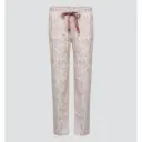 Women's pajama pants long 100% organic cotton Floral