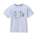 100% organic cotton short-sleeved T-shirt for boys Surf