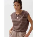 Camiseta algodón orgánico 100% sin mangas de Rayas