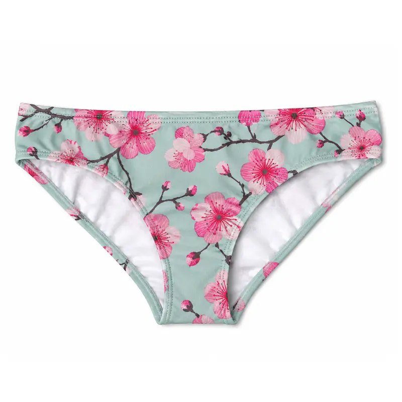 Braga bikini algodón orgánico Flor Cerezo