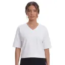 Camiseta oversize algodon 100% para mujer manga corta