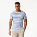 Men's 100% Organic Cotton Striped T-Shirt