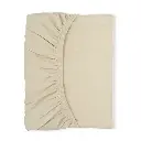 SARENTINO 100% Organic Cotton Flannel Fitted Sheet