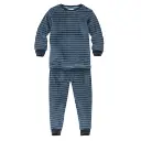 Pijama de ris cotó orgànic 100% blau