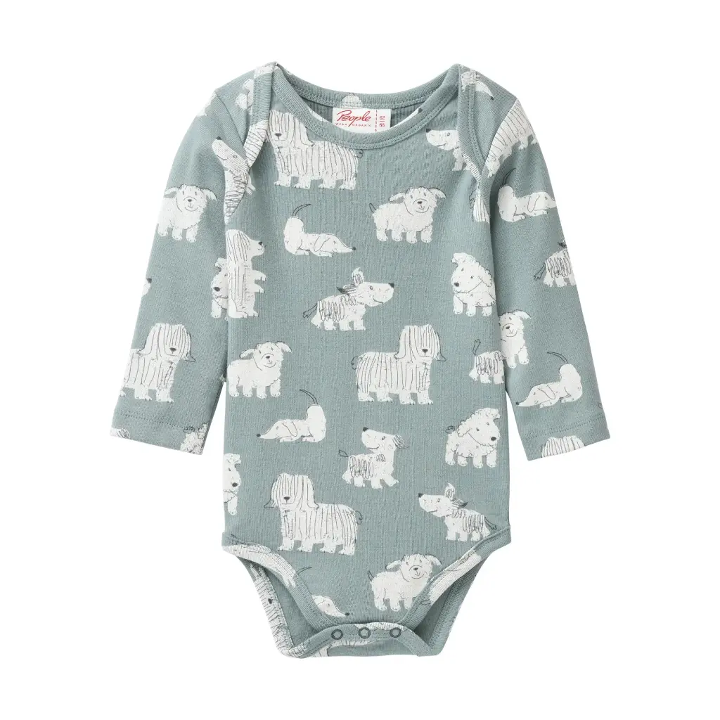 100% organic cotton bodysuit – Dogs