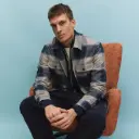 Men's 100% organic cotton overshirt MESQUITE CHECK