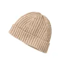 Gorro de punto de 100% algodón orgánico para niños Arena