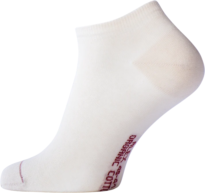 Calcetín tobillero deportivo de algodón orgánico