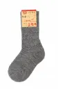 Calcetín lana virgen 100% Gris
