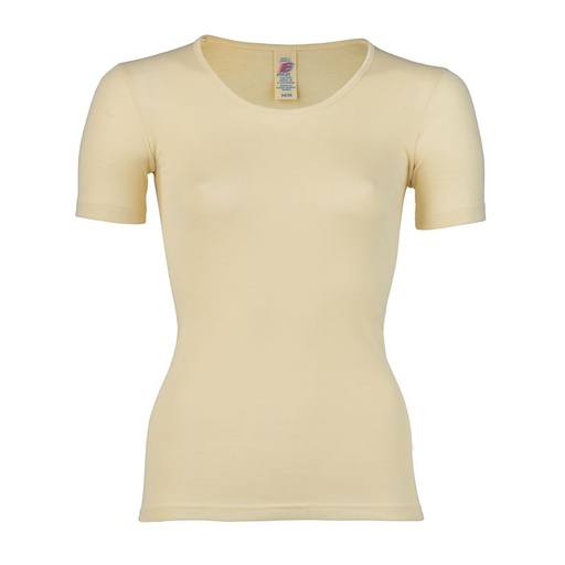 Merino wool and silk undershirt short sleeves Women