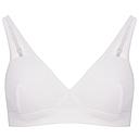 Organic cotton bra, without hoop, transparency