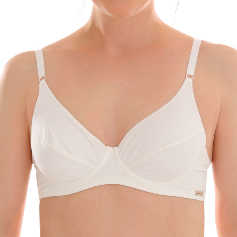 100% organic cotton underwired bra