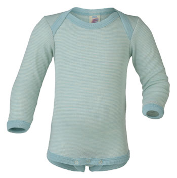 Thermal onesies for baby, merino wool and silk