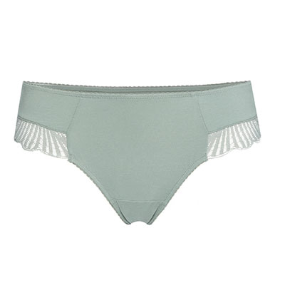 Braga algodón orgánico, Mini slip Puntilla