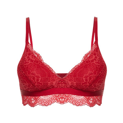 Organic cotton lingerie bra