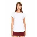 Camiseta algodon 100% para mujer manga corta