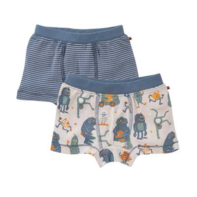 Pack boxers cotó orgànic nens 100%, Monstruitos