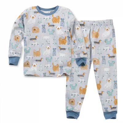 Pijama para niños 100% algodón orgánico, Gossos talla 116