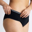 Organic cotton menstrual brief ESSENCE Gray Plus TALLA XL