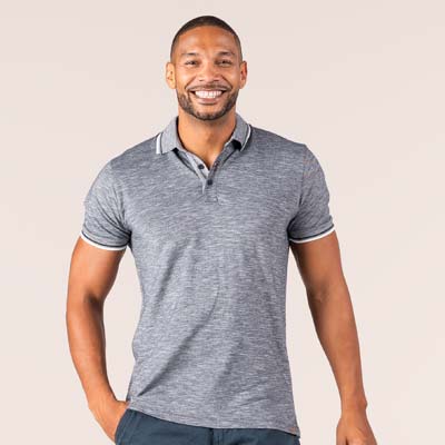 100% organic cotton polo shirt ROMAN